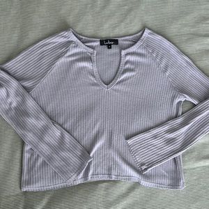 Lulus Purple Long sleeve Top